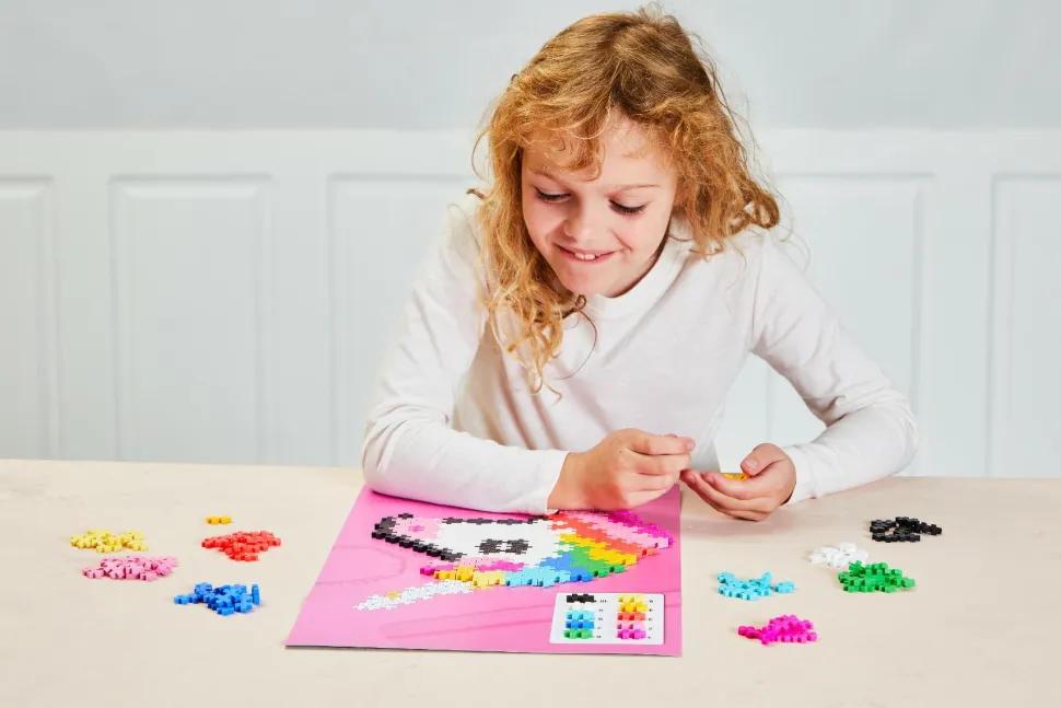 Plus-Plus - Puzzle By Number, Enhjørning 250 stk