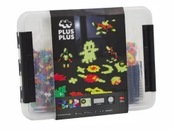 Plus-Plus Glow Mix inkl. kasse - 2.000 stk