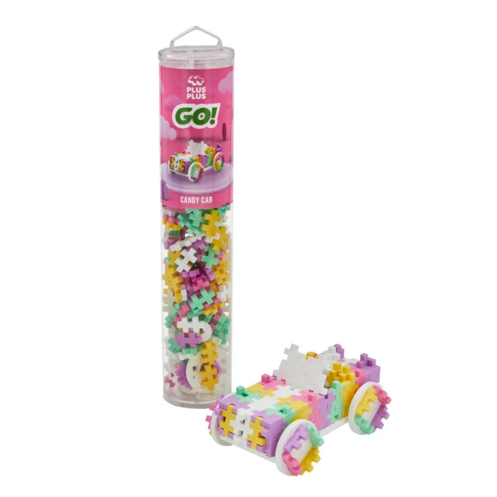 Plus-Plus i rør - Color Cars Candy, 200 stk
