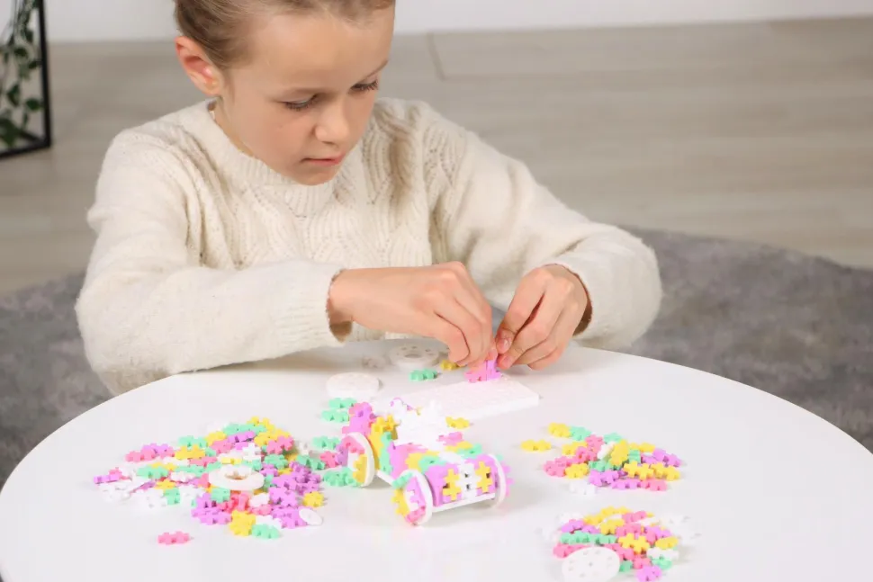 Plus-Plus i rør - Color Cars Candy, 200 stk