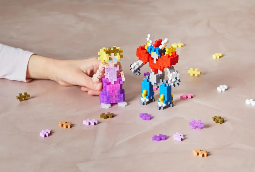 Plus-Plus i rør - Mecha Bot, 100 stk