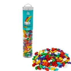 Plus-Plus i rør - Rainbow Mix, 240 stk