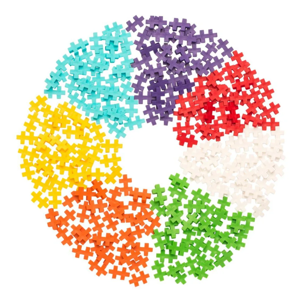 Plus-Plus i rør - Rainbow Mix, 240 stk