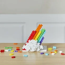Plus-Plus i rør - Rainbow Mix, 100 stk
