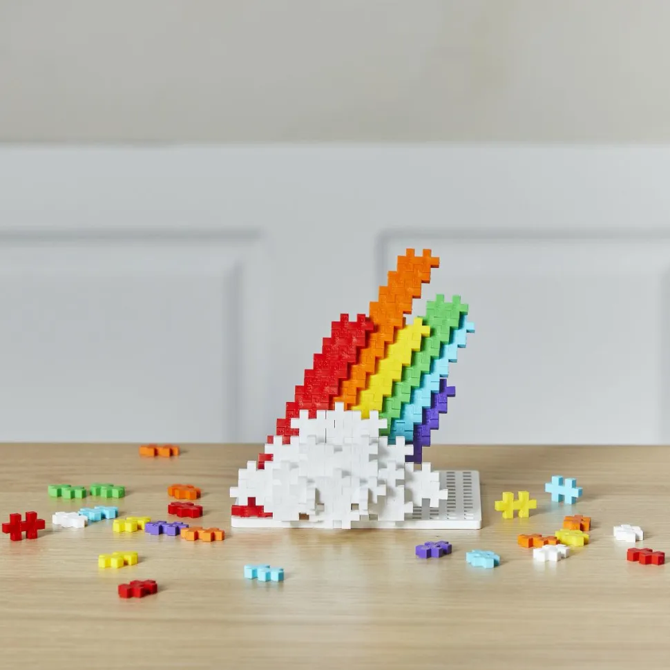 Plus-Plus i rør - Rainbow Mix, 100 stk