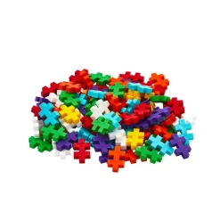 Plus-Plus i rør - Rainbow Mix, 100 stk