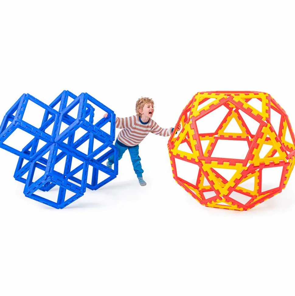Polydron XL - Kuppel, 62 dele