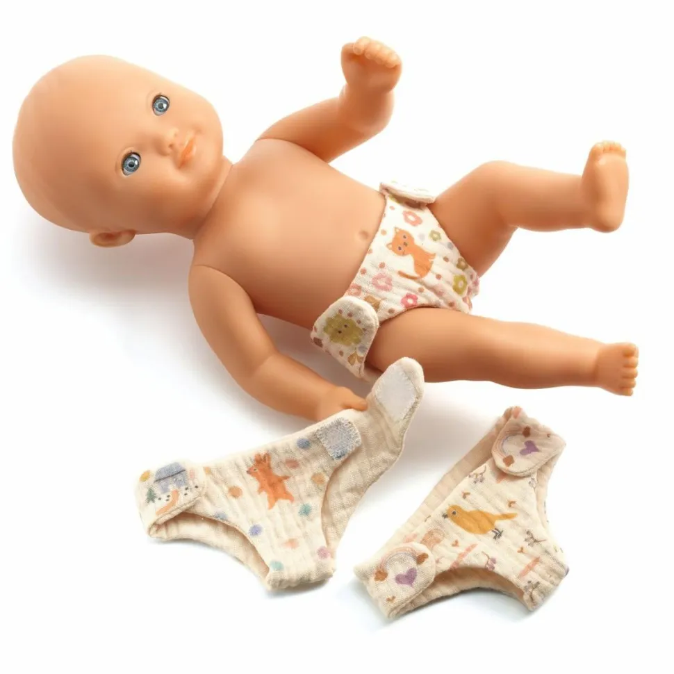 Pomea dukketilbehør - Bleer, 3 stk