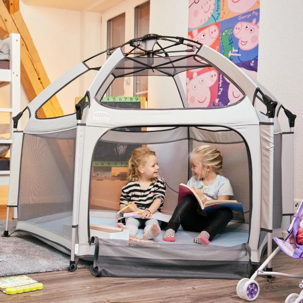 Pop-up hyggehule - Lysegrå