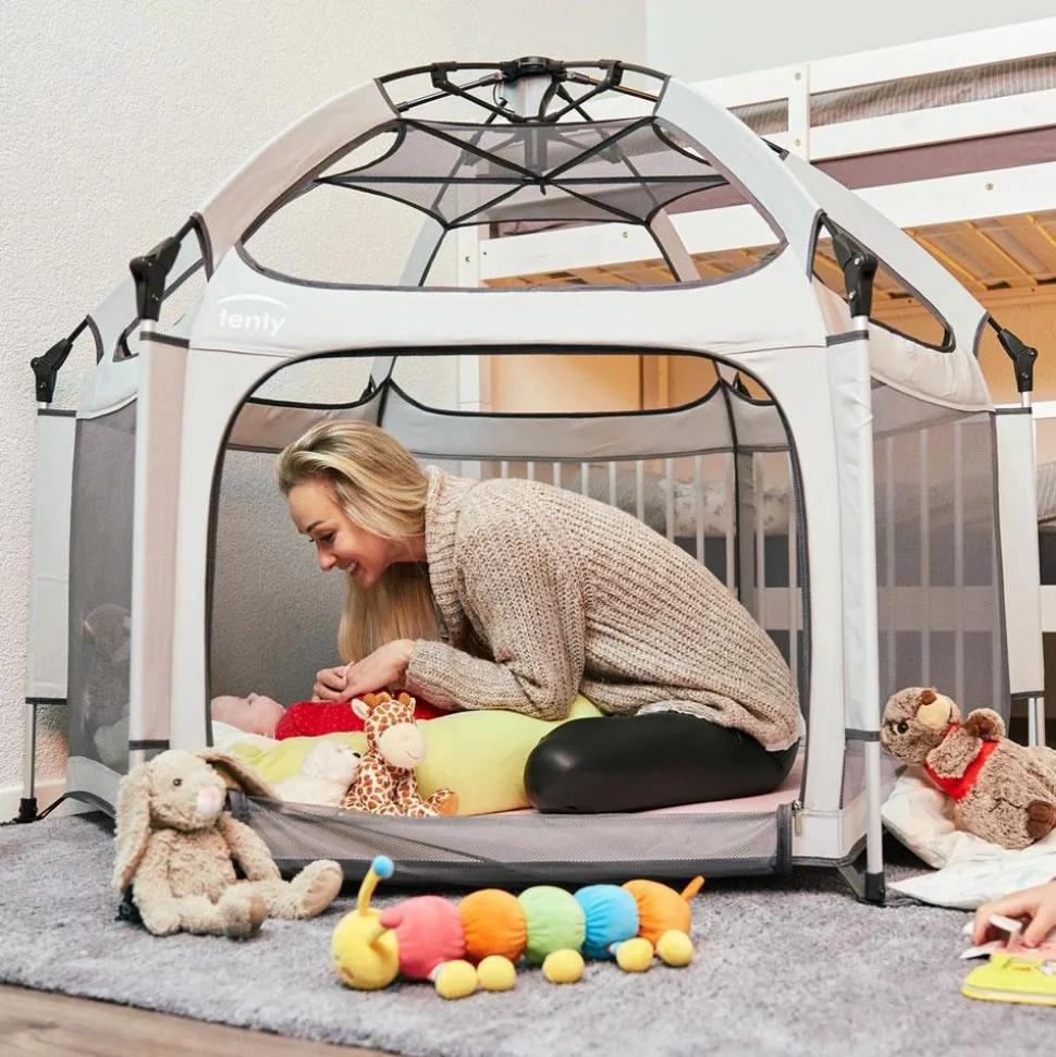 Pop-up hyggehule - Lysegrå