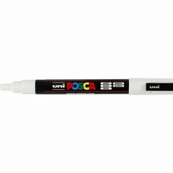 Posca tus PC-3M - Hvid, 1 stk.