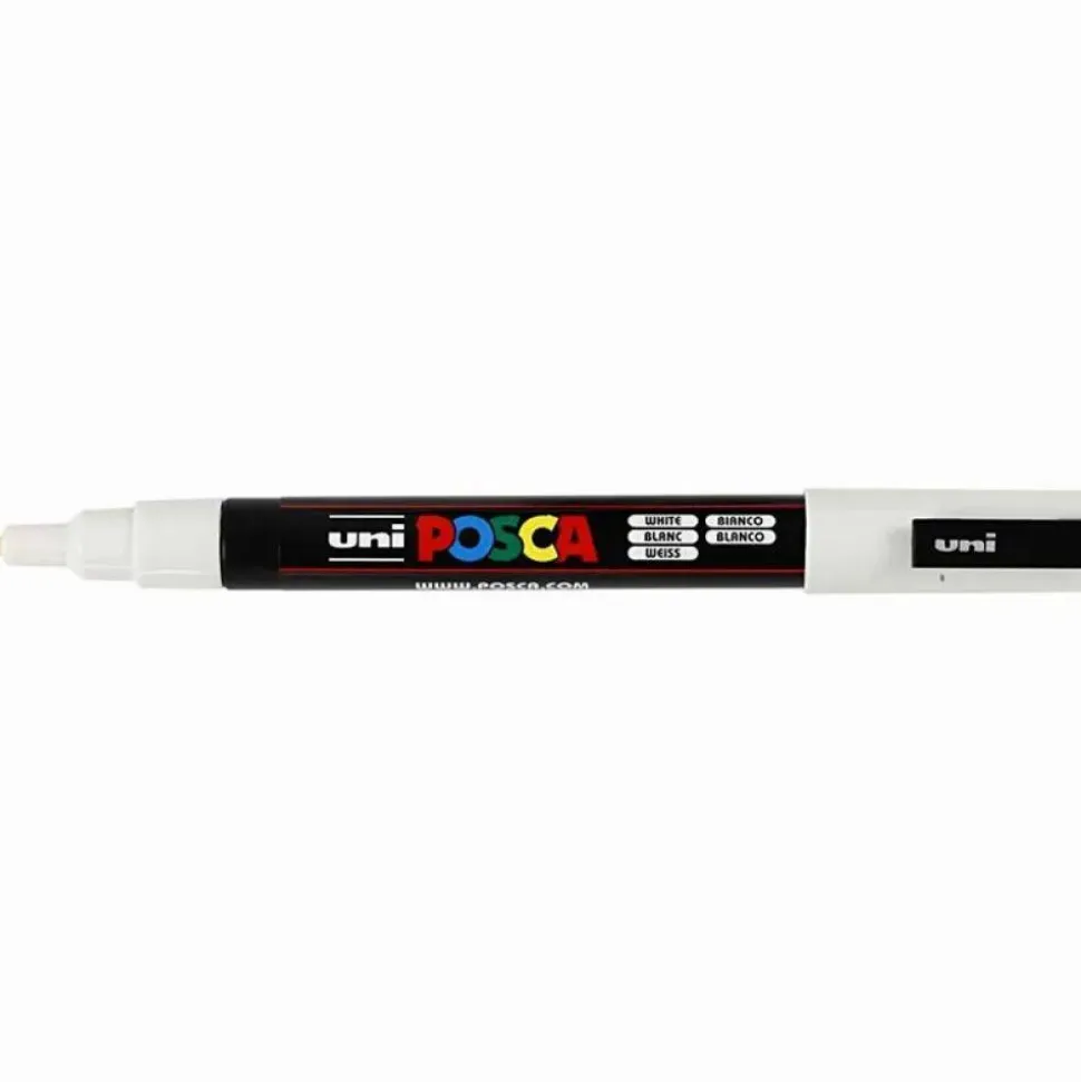 Posca tus PC-3M - Hvid, 1 stk.