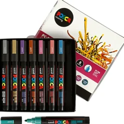 Posca tusser PC-5M - Metallic, 8 stk.
