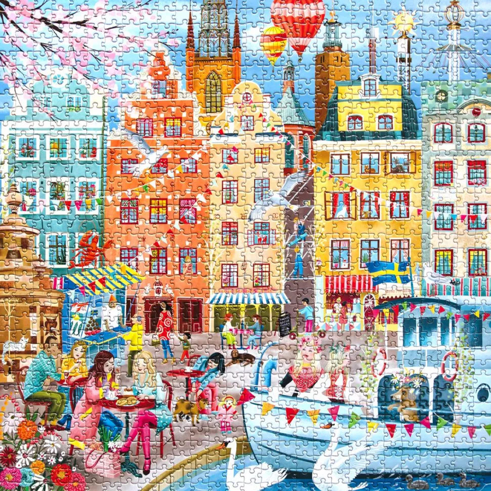 Puslespil med 1.000 brikker - Stockholm