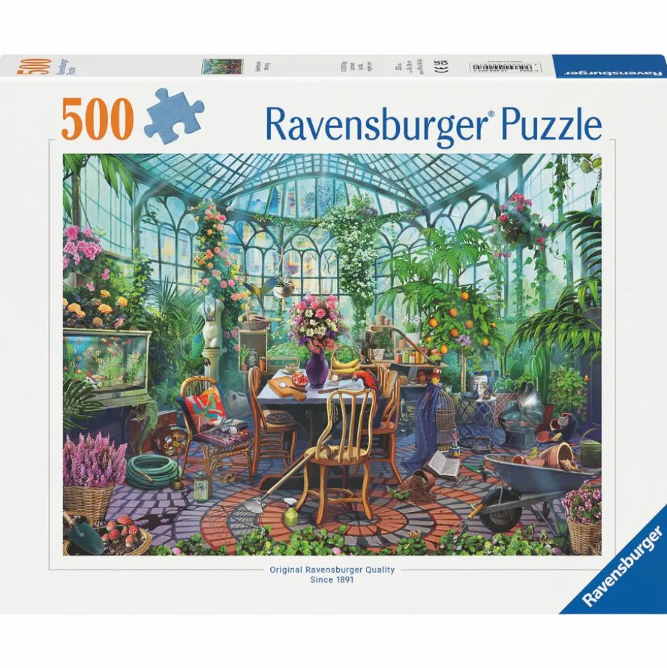 Puslespil med 500 brk. - Morgen i orangeriet