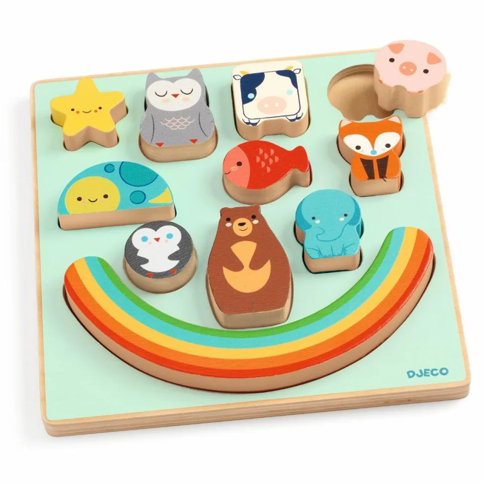 Puzz & Boom Rainbow - 2-i-1 balancespil