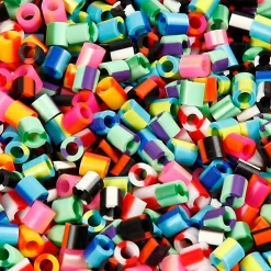 Rørperler midi - Stribede, 10.000 stk.