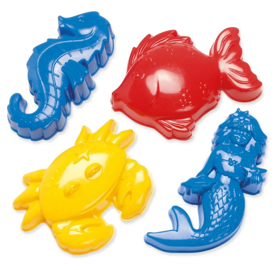 Sandforme - Havdyr, 4 stk.