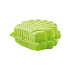 Sandkasse i plast - Muslingeskal, grøn