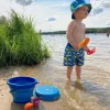Sandleg - Spandsæt med 7 dele - Blå