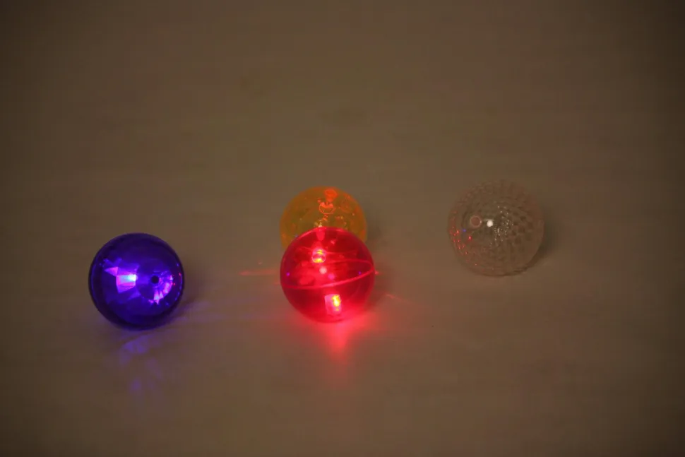 Sansebolde m. LED lys, 4 stk