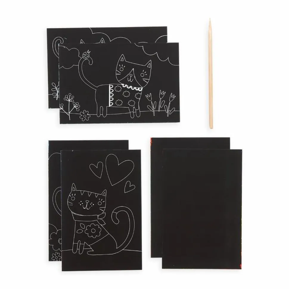 Scratch & Scribble, mini - Søde katte
