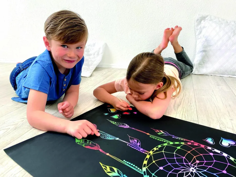 Scratch plakater (52 x 75 cm), 8 stk
