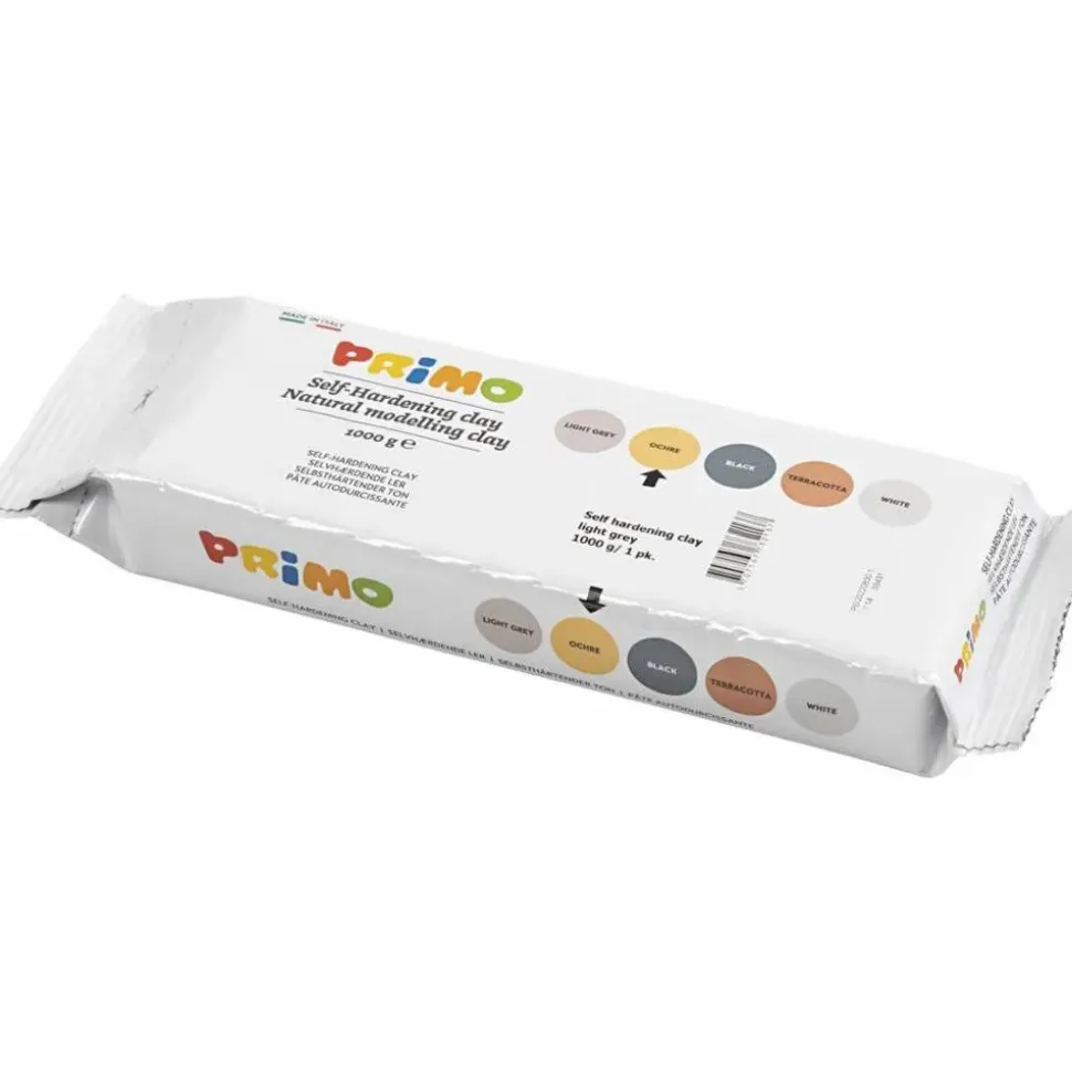 Selvhærdende ler - Gul okker, 1 kg.