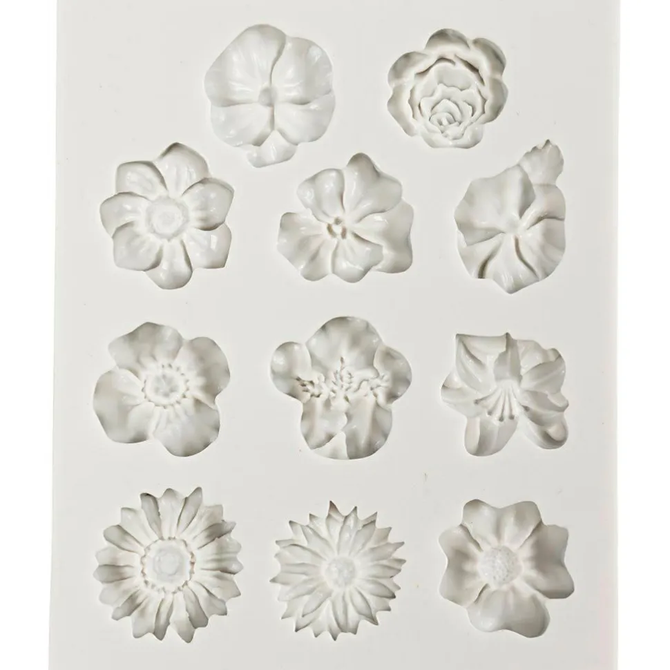 Silikoneform - Margueritter, 11 motiver