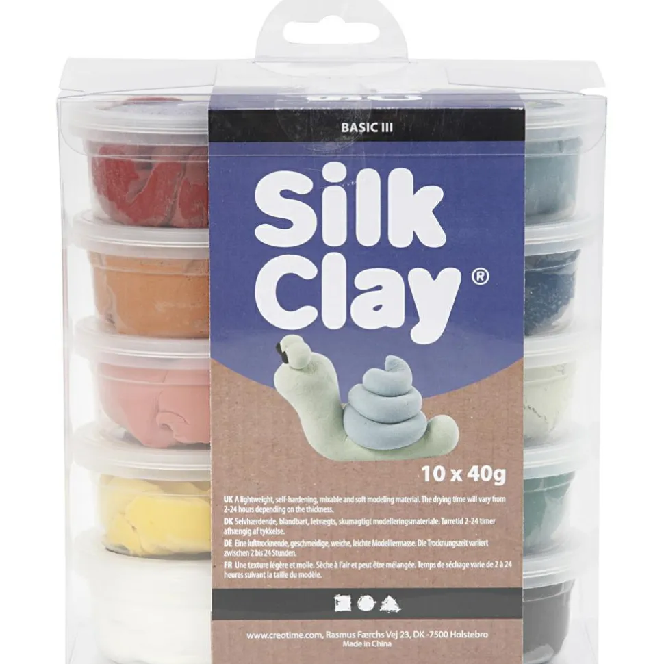 Silk Clay 10 x 40 gr. - Natur