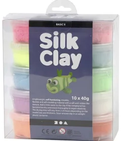 Silk Clay 10 x 40 gr. - Neon
