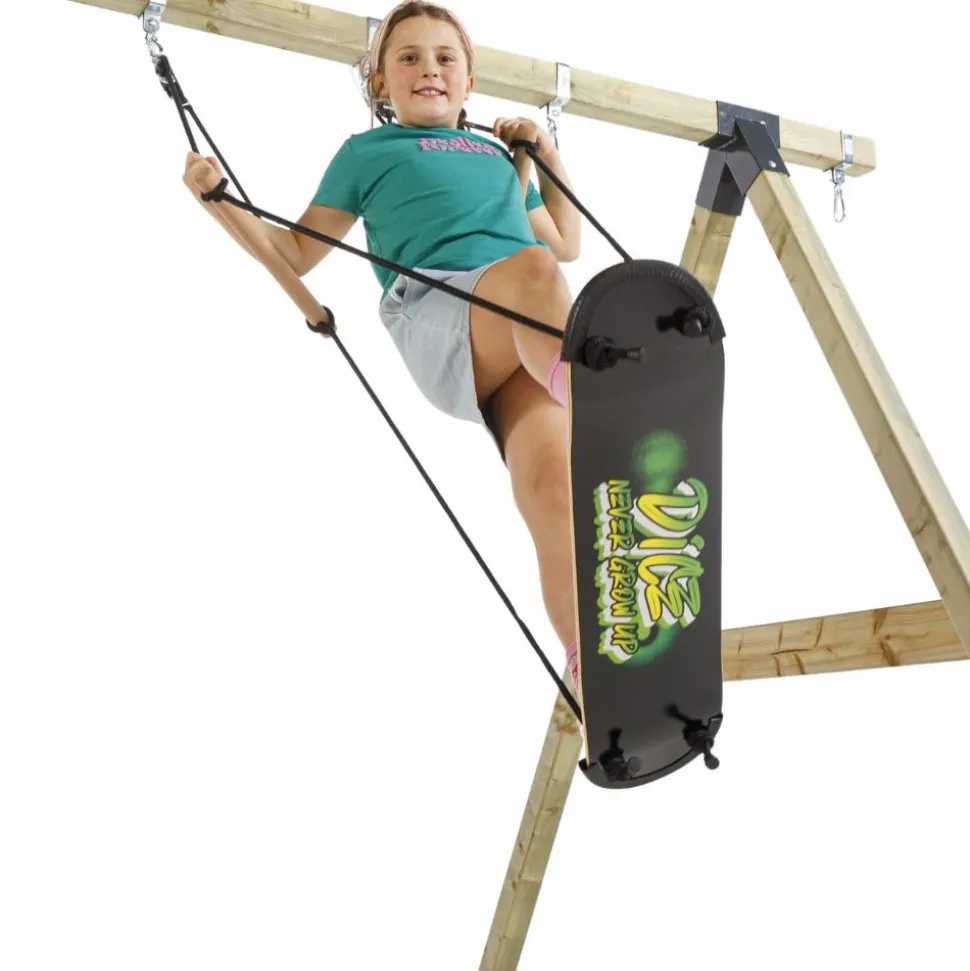 Skateboardgynge 81 x 20 cm (sort reb)