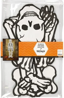 Skelet (glow in the dark) i karton, 120 cm.