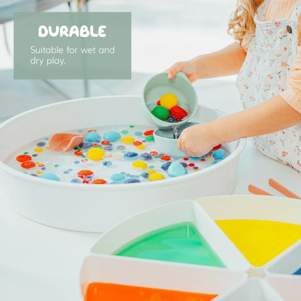 Skålsæt til sanseleg - Grøn, 3 stk