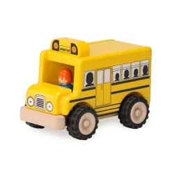 Skolebus med gummihjul