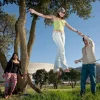 Slackline balancesæt - Øvede/Aktiv