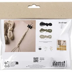 Smykkekit - Macramé armbånd, 3 stk