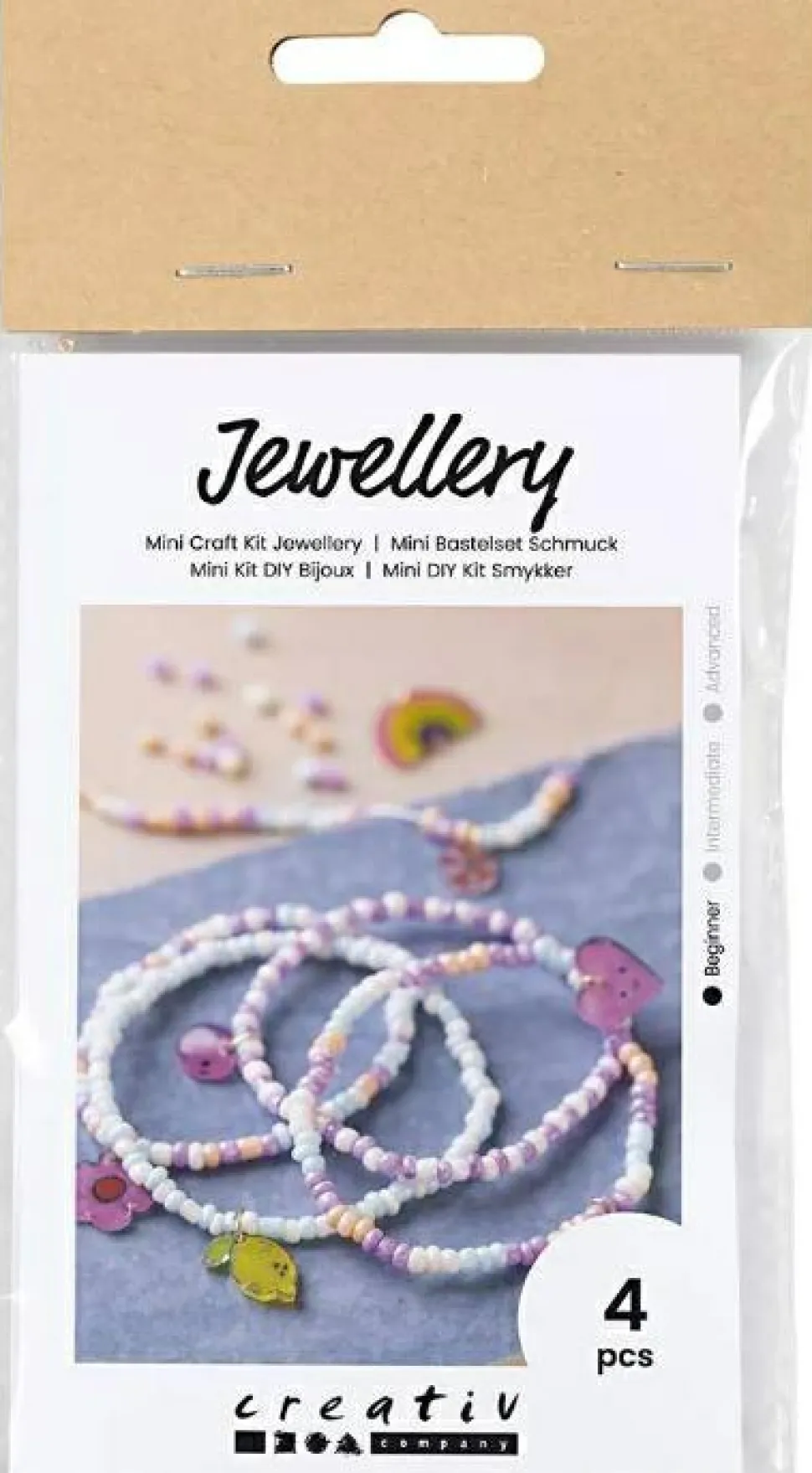 Smykkekit mini - Armbånd m. krympeplast charms
