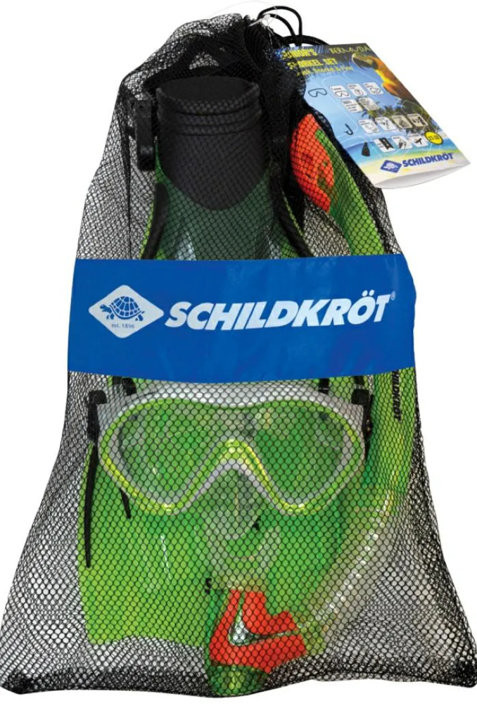 Snorkelsæt inkl. svømmefødder (4-12 år)