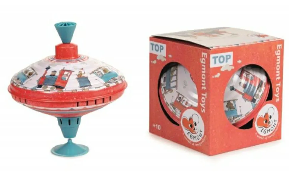 Snurretop af metal Ø18 cm - Tog
