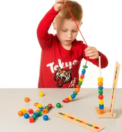Sorter perlerne - Lær om form og farve