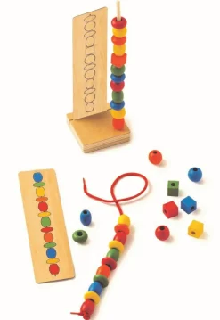 Sorter perlerne - Lær om form og farve
