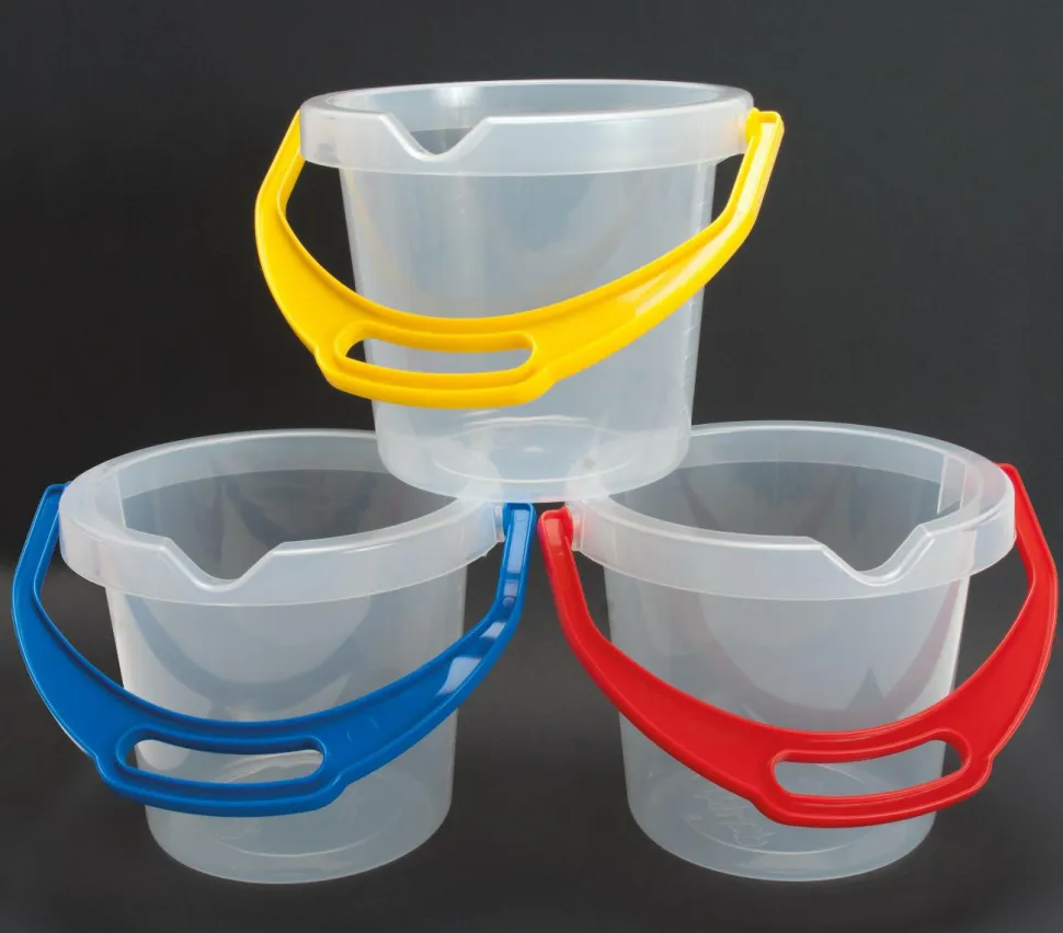 Spand, gennemsigtig 14 cm.