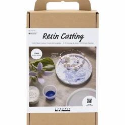 Støb med resin - Dekorationsbakker m. marmorering