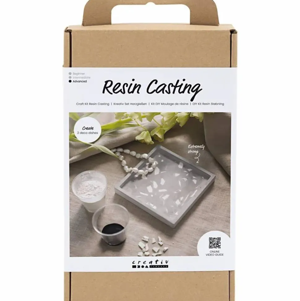 Støb med resin - Dekorationsbakker m. terrazzo