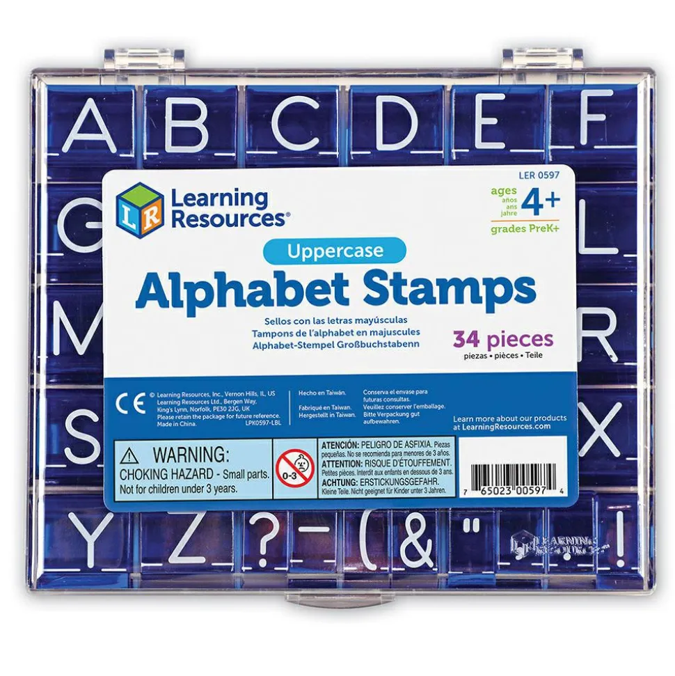 Stempelsæt - Store bogstaver (A-Z)