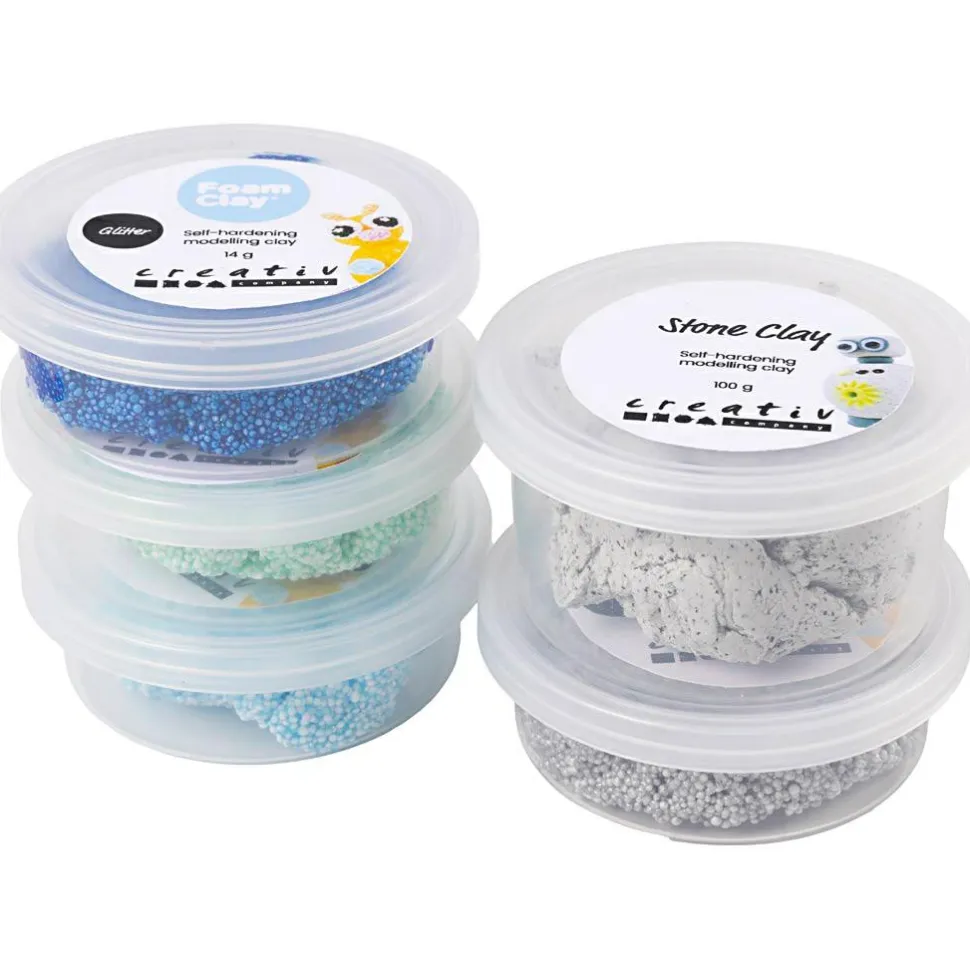 Stone Clay & Foam Clay - Cool mix