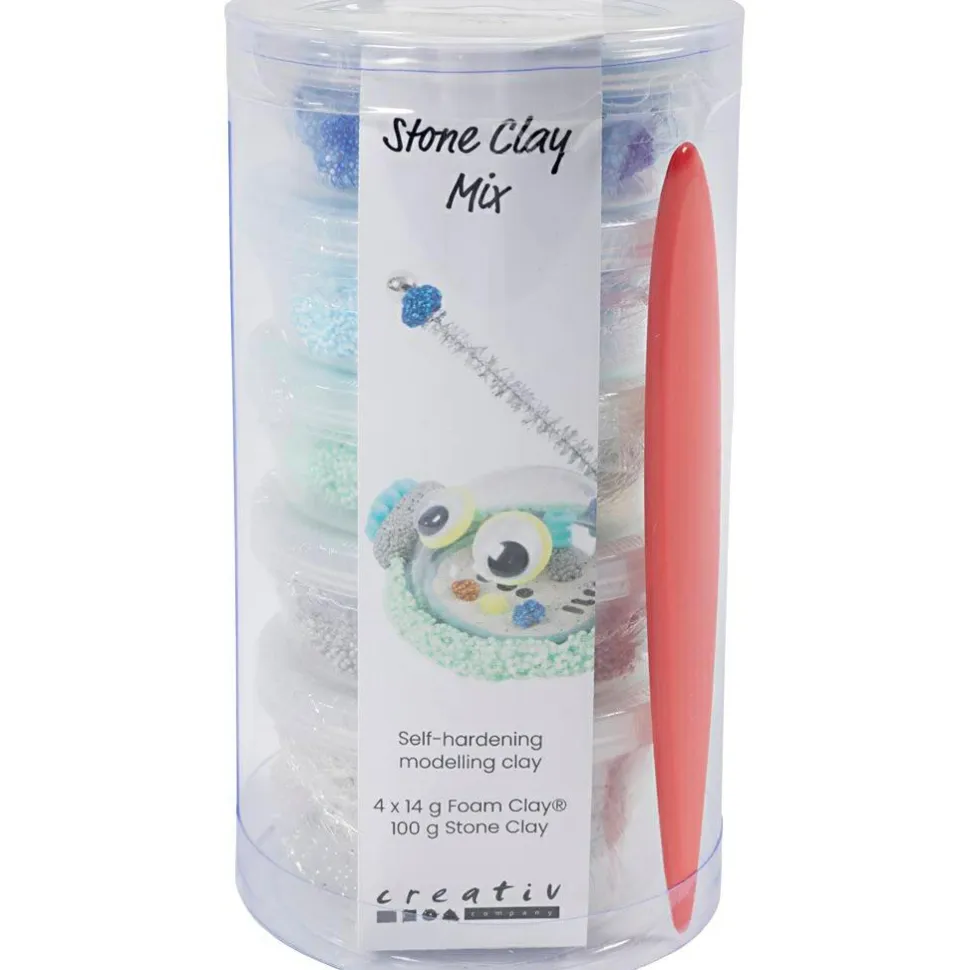 Stone Clay & Foam Clay - Cool mix