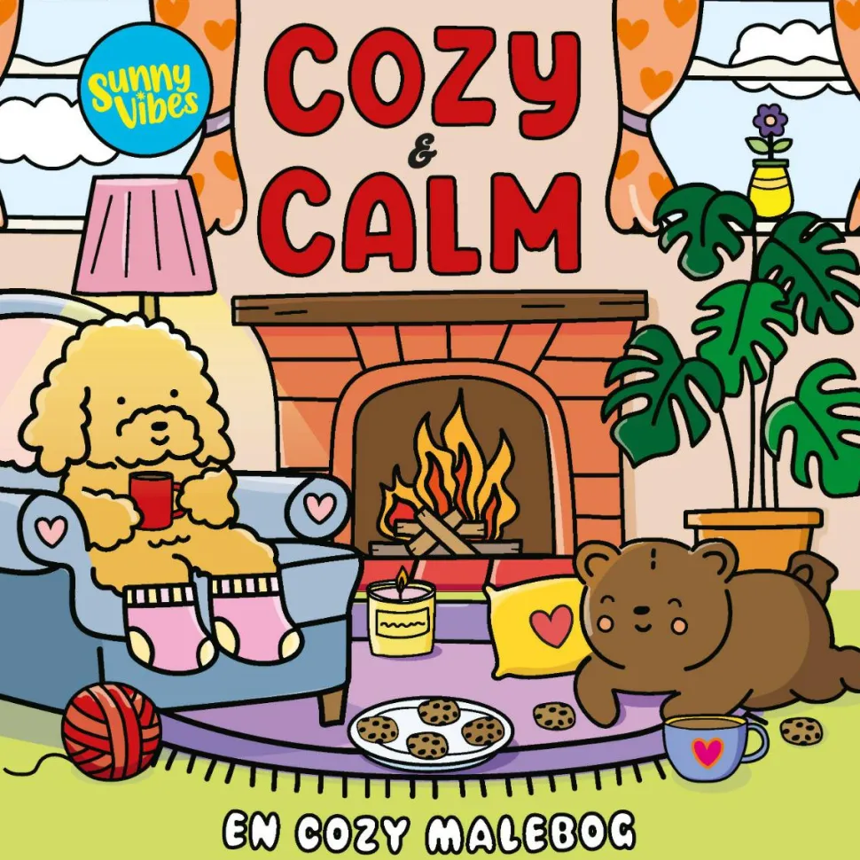 Sunny Vibes malebog - Cozy & Calm
