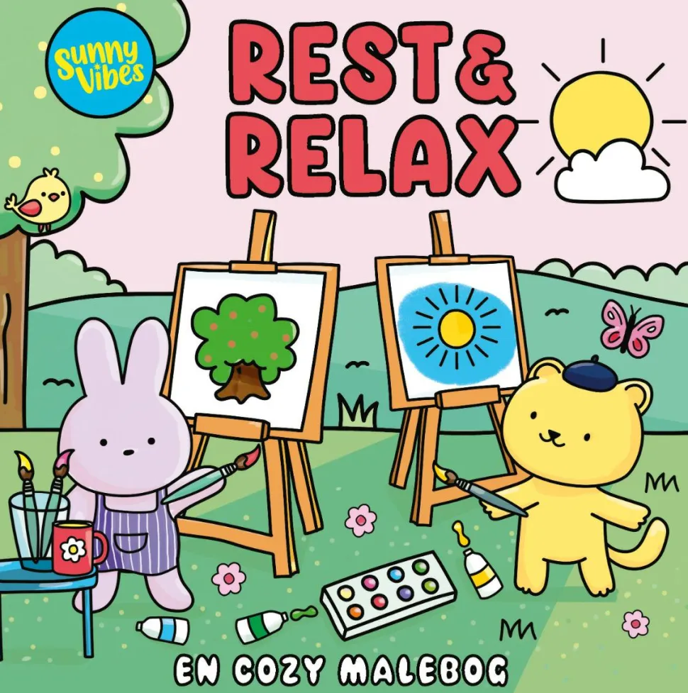 Sunny Vibes malebog - Rest & Relax
